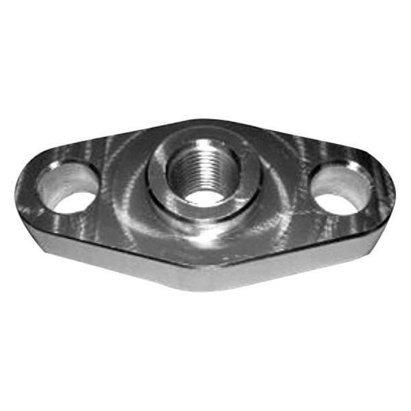 Torque Solution Billet Oil Feed Inlet Flange: Universal T3/T4 Turbos - TS-UNI-005