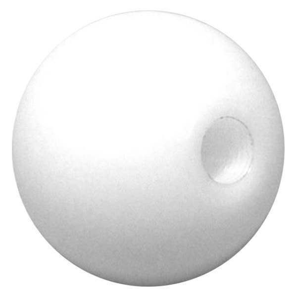 Torque Solution Delrin 50mm Round Shift Knob (White): Universal 12x1.25 - TS-UNI-107aw