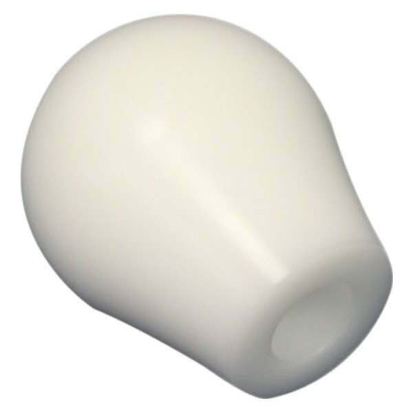 Torque Solution Delrin Tear Drop Shift Knob (White): Universal 10x1.5 - TS-UNI-108bw
