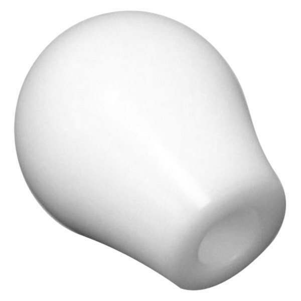 Torque Solution Delrin Tear Drop Shift Knob (White): Universal 10x1.25 - TS-UNI-108w