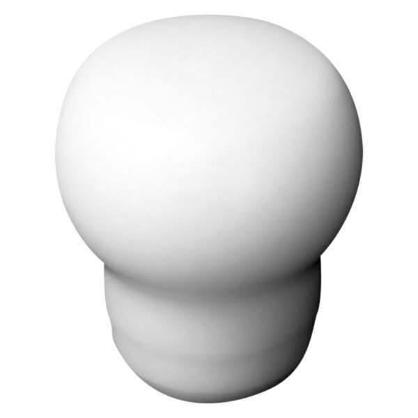 Torque Solution Fat Head Delrin Shift Knob (White): Universal 10x1.5 - TS-UNI-152AW