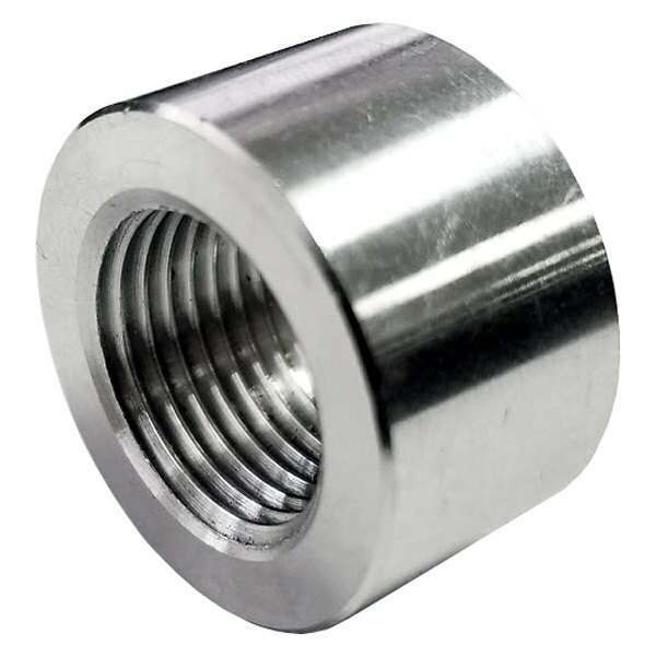 Torque Solution Weld Bung: 3/8" (-18) NPT Female Aluminum - TS-UNI-415A