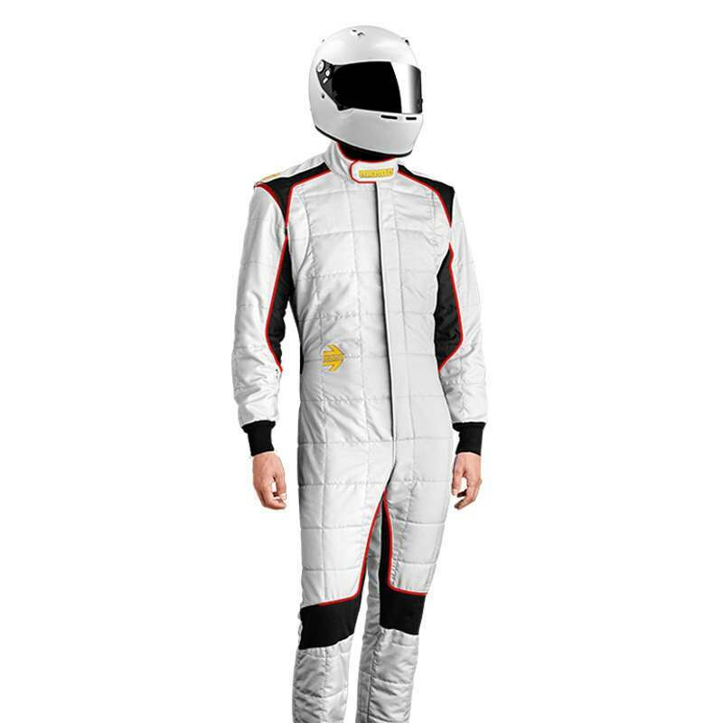Momo Suit -Corsa Evo, 1-Pc, Size 54, White, FIA 8856/2000, SFI 3.2A/5 - TUCOEVOWHT54