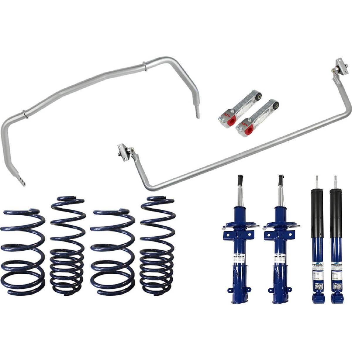 Steeda Pro-Action Suspension Pack With Ultra Lite Springs - Non-Adjustable (2005-2010 Mustang) - 555-2115