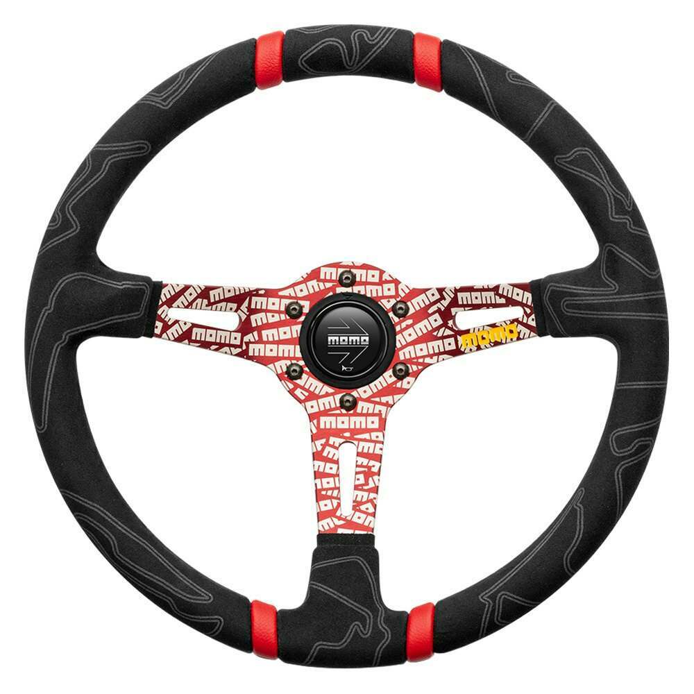 Momo Steering Wheel - ULTRA Steering Wheel, 350mm Red - ULT35BK0RD