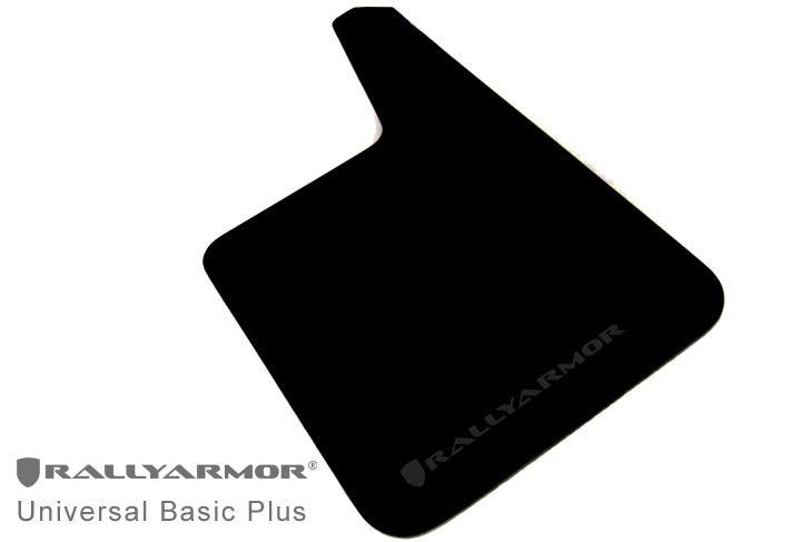Rally Armor Black Mud Flap/Black Logo - MF20-BAS-BLK