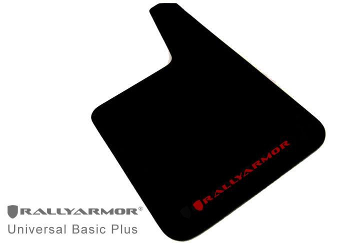 Rally Armor Black Mud Flap/Red Logo - MF20-BAS-RD