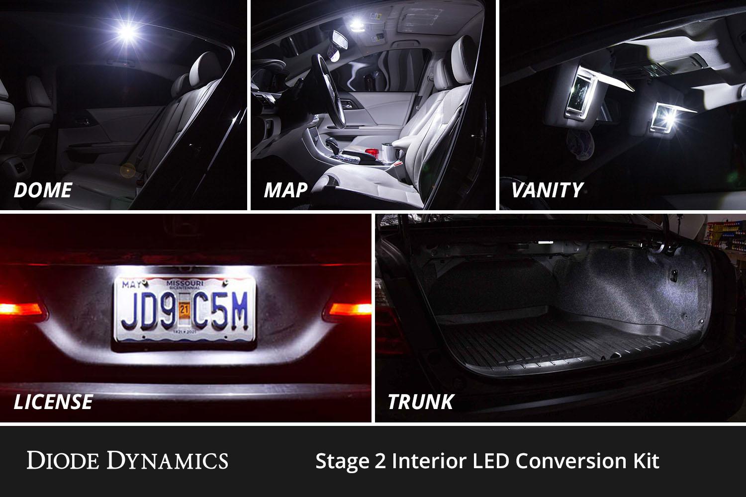 Diode Dynamics Interior LED Kit for 2016-2022 Toyota Prius, Cool White Stage 2 - DD0584