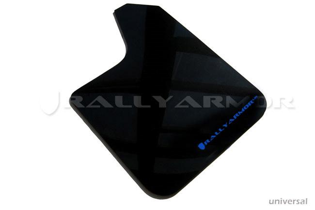 Rally Armor Black Mud Flap/Red Logo - MF12-UR-BLK/RD