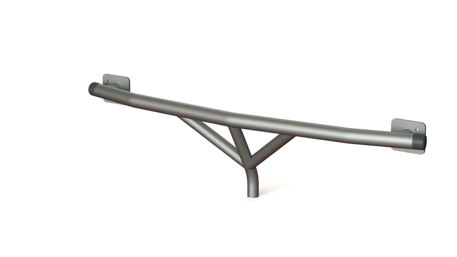 Synergy Race Development 2015-2022 S550 Mustang Rear Bash Bar (Support Bar) w/ Jacking Pad - 014-011-0390