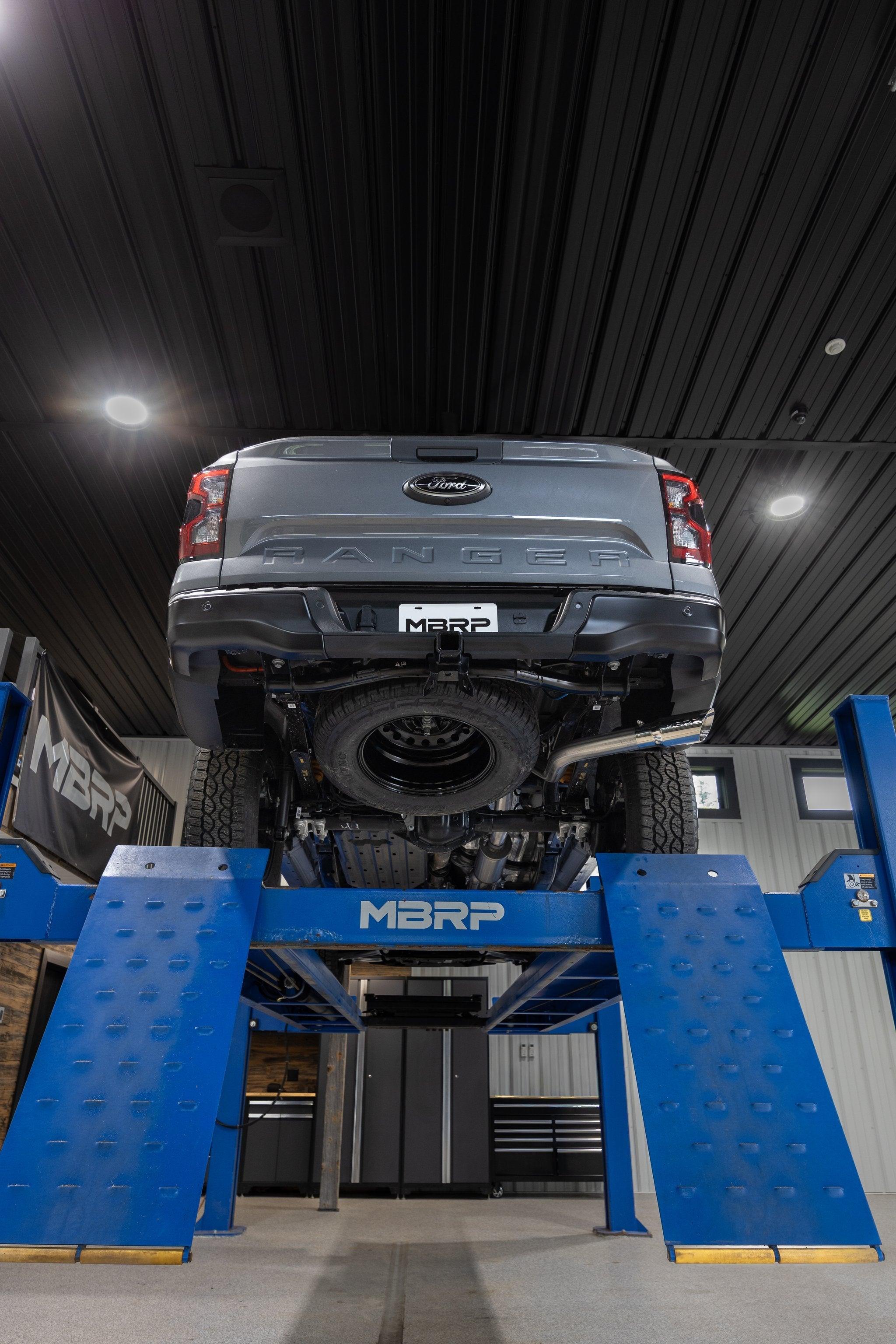 MBRP Aluminized Steel 2.5" Into 3" Cat-Back, Single Side Exit Exhaust (2024+ Ranger) - S5272AL