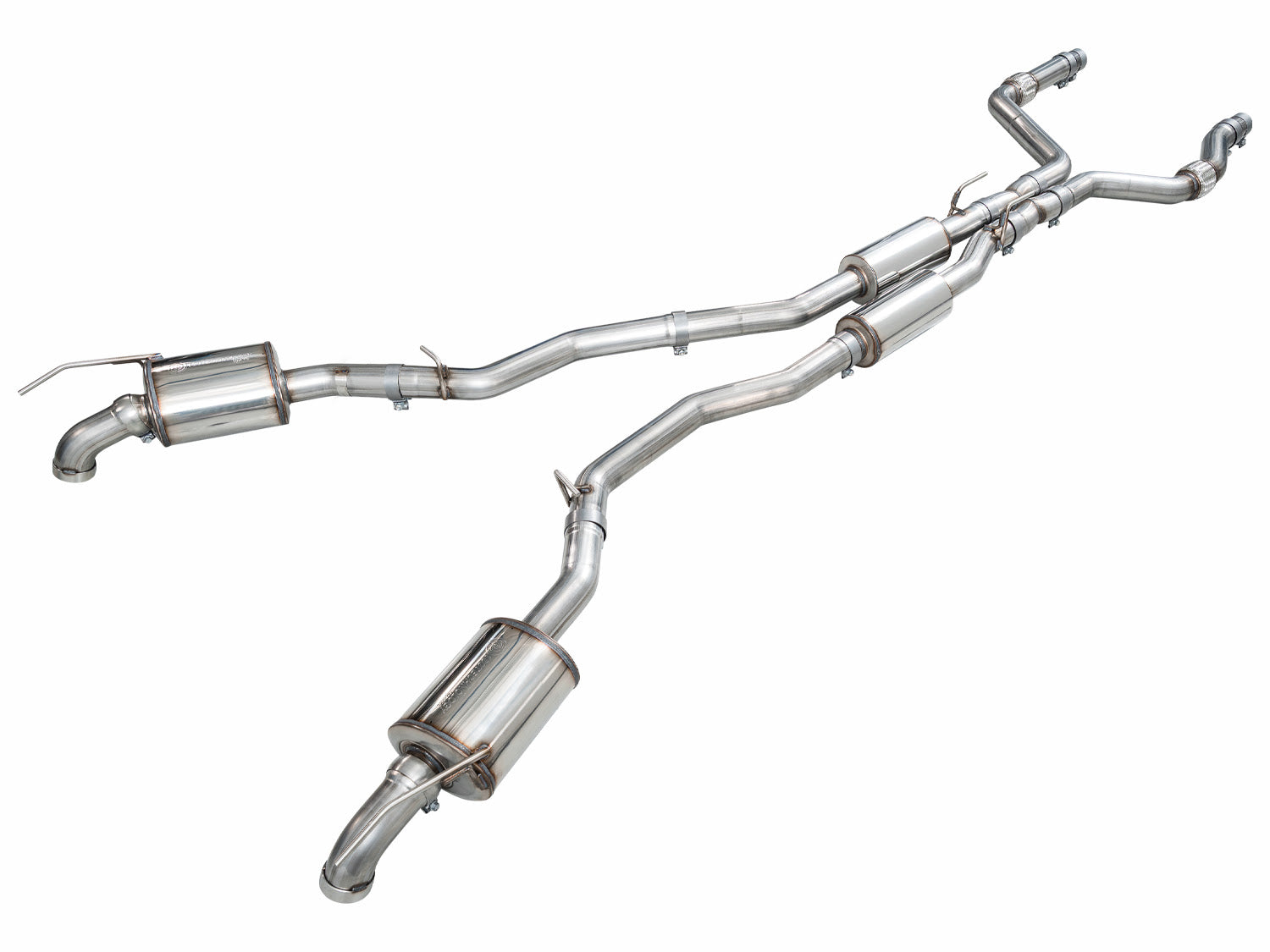AWE Tuning  Dual Rear Exit Exhaust w/ Bash Guard (2021+ Ford Explorer Tremor 3.0TT) - 3015-28625