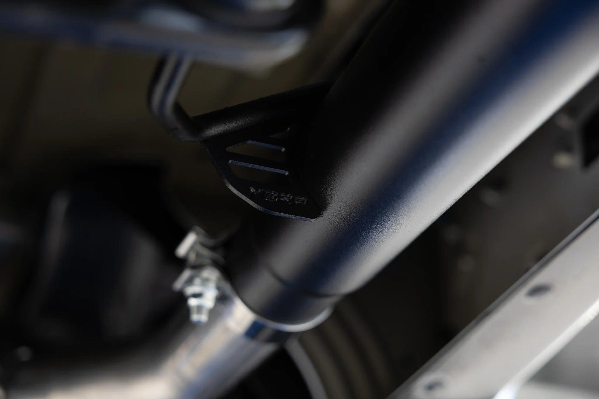 AWE Black-Coated 3" Axle-Back, Dual Rear Exit Turndown Exhaust - (2021-2026 F-150 Raptor 3.5L / 2023 F-150 Raptor R) - S5278BLK
