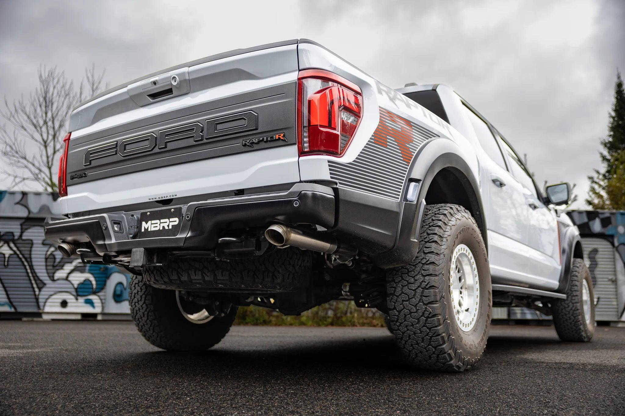 AWE T304 SS 3" Axle-Back, Dual Rear Exit Turndown Exhaust - (2021-2026 F-150 Raptor 3.5L / 2023 F-150 Raptor R) - S5278304