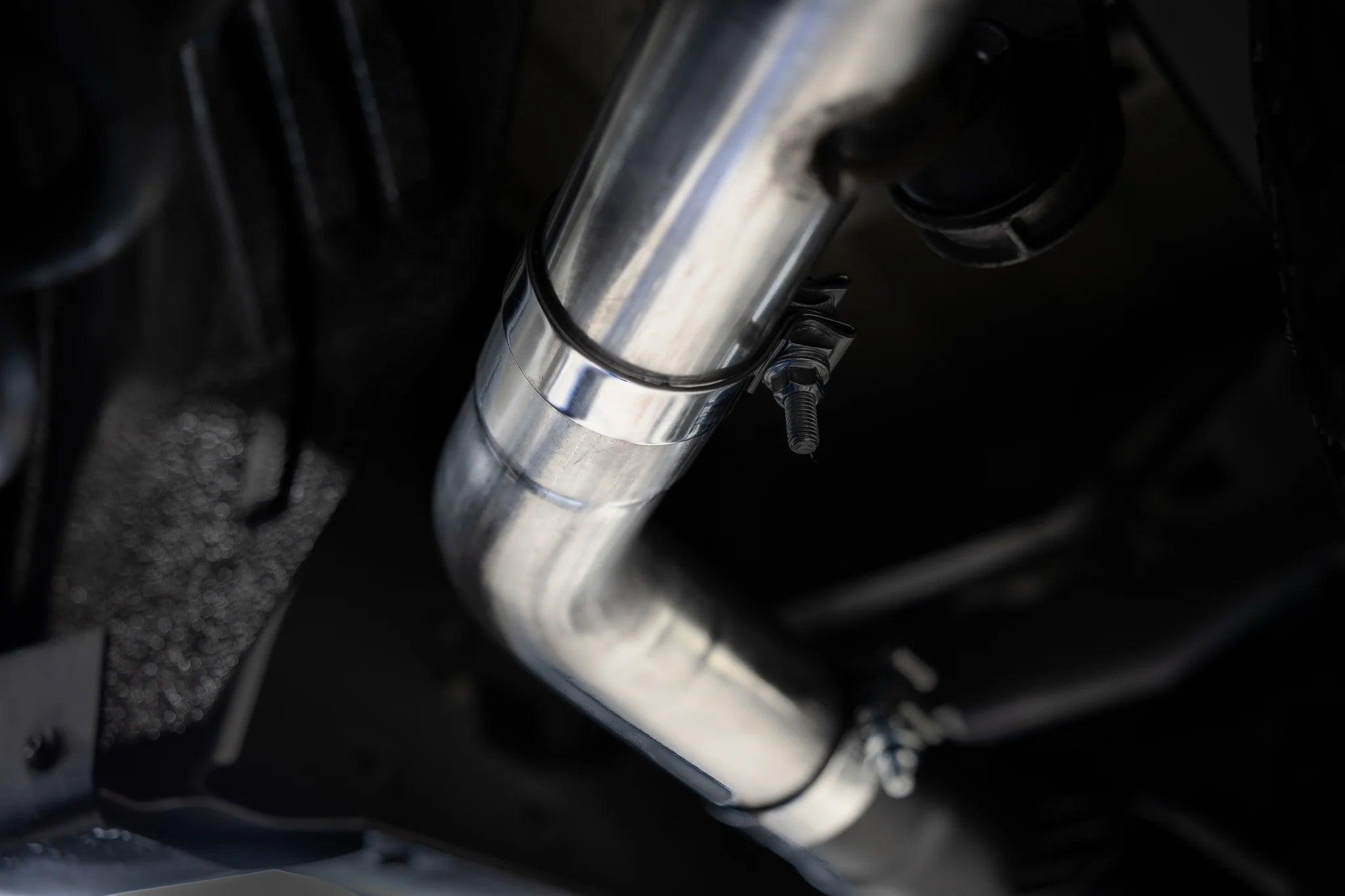 AWE T304 SS 3" Axle-Back, Dual Rear Exit Turndown Exhaust - (2021-2026 F-150 Raptor 3.5L / 2023 F-150 Raptor R) - S5278304