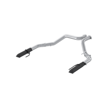 AWE Black-Coated 3" Axle-Back, Dual Rear Exit Turndown Exhaust - (2021-2026 F-150 Raptor 3.5L / 2023 F-150 Raptor R) - S5278BLK