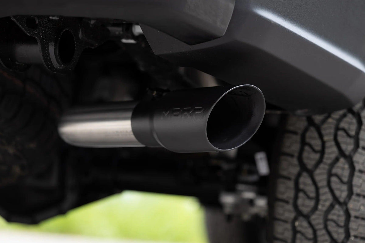 MBRP Black Coated 2.5" Into 3" Cat-Back, Single Side Exit Exhaust (2024+ Ranger) - S5272BLK