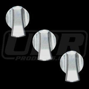 UPR 2005-2009 Mustang Billet AC Knob Covers (Polished)