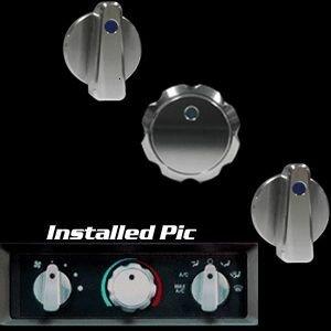 99-04 Mustang Billet Style AC Knob Set w/ Climate Control