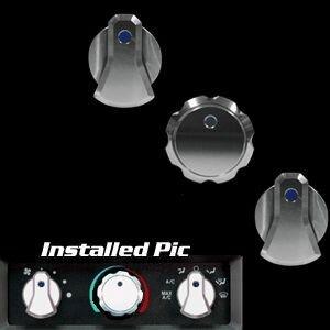 96-04 Mustang Billet Designer Style AC Knobs w/ Climate Control