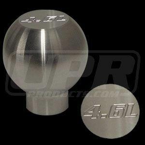 UPR 79-04 Mustang Billet Shift Knob Small Flat Top (4.6L Logo)