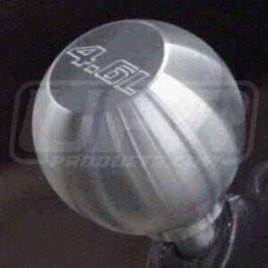 UPR 79-04 Mustang Billet Shift Knob Large Flat Top (4.6 Logo)