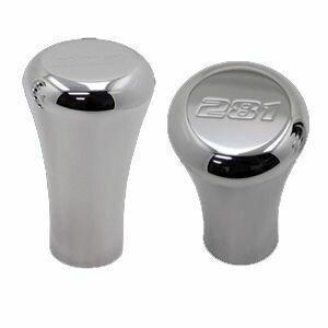 UPR 79-04 Mustang Billet Shift Knob Tall 281 Logo (Polished)