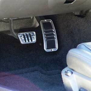 UPR 2005-2020 Mustang Billet Pedal Protectors (Automatic) - 1011-05-02