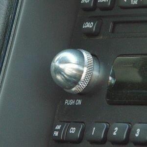 2001-2004 Bullet Style Billet Aluminum Radio Button