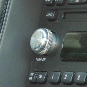 2001-2004 Flat Style Billet Aluminum Radio Button