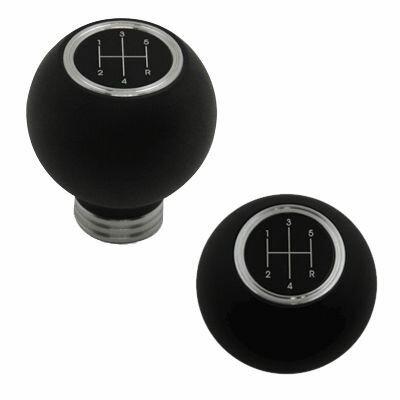 UPR 79-04 Mustang Composite Shift Knob Round 5 Spd Logo (Black)