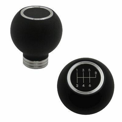 UPR 79-04 Mustang Composite Shift Knob Round 6 Spd Logo (Black)