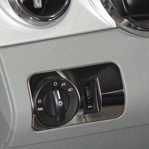 UPR 05-10 Mustang Billet Headlight Knob Bezel