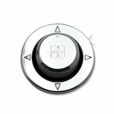 UPR 2010-2014 Mustang Billet Engraved Mirror Control Knob and Bezel Kit (Polished)