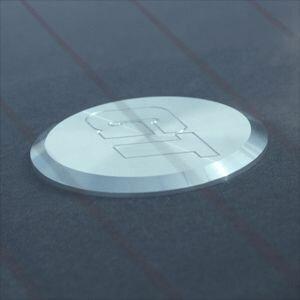 UPR 05-10 Mustang Billet Rear Child Seat Anchor Medallion "GT"