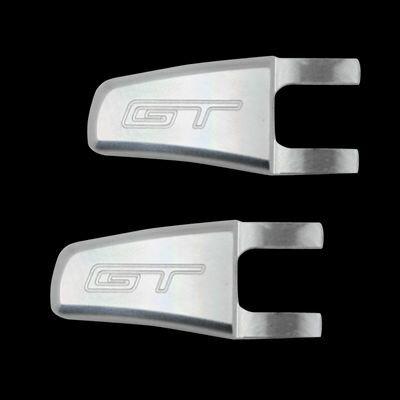 UPR 07-10 Mustang Billet Seat Release Lever GT Logo