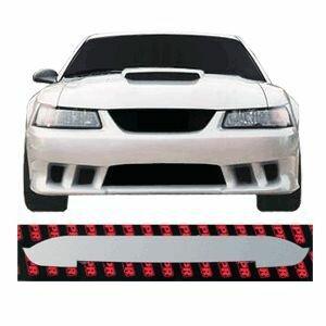 01-04 Mustang Polished Stainless Steel Hood Scoop Insert