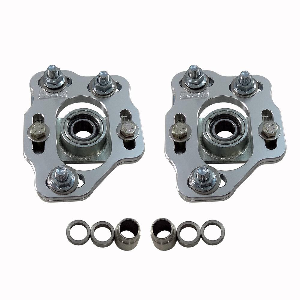 UPR 90-93 Mustang Billet Caster Camber Plates (Satin)