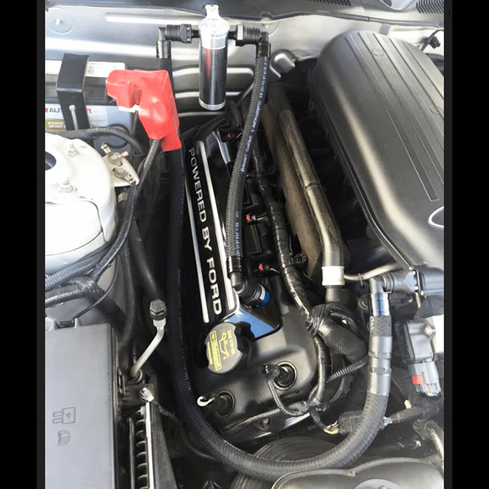 UPR 2011-2014 Mustang 5.0L Plug N Play™ Firewall Mount Oil Catch Can