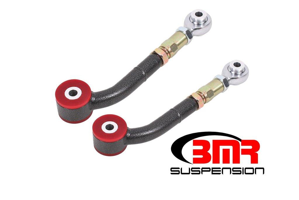 BMR UTA112H 2008-2020 Challenger Upper Trailing Arms, On-car Adjustable, Rod Ends (Black Hammertone)