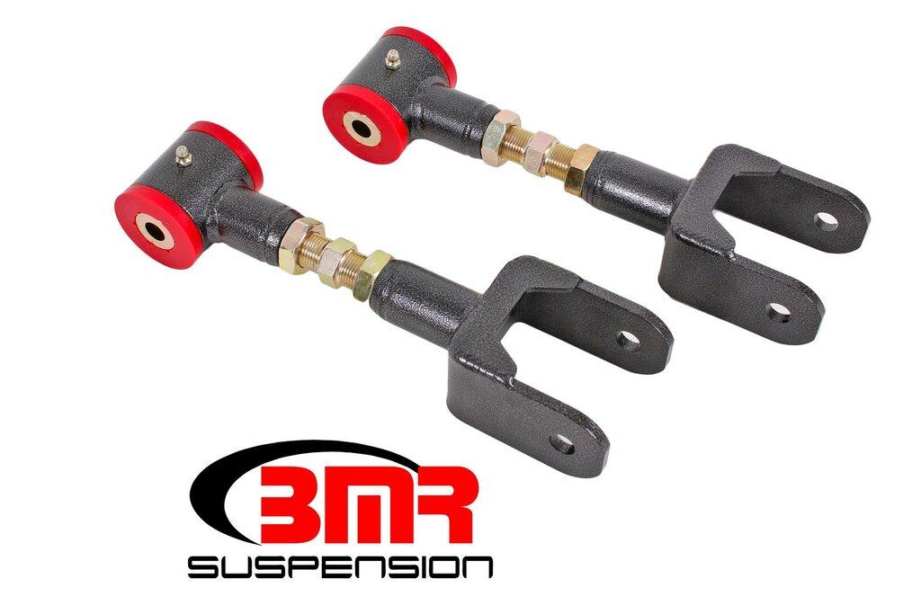 BMR UTCA040 1979-2004 Mustang Upper Control Arms, On-car Adjustable, Polyurethane Bushings (Black Hammertone)