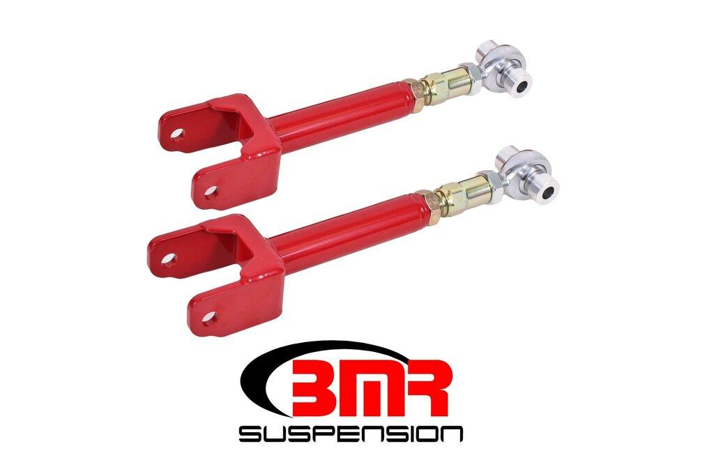 BMR UTCA044R 1964-1972 A-BodyUpper Control Arms, DOM, On-car Adjustable, Rod Ends (Red)