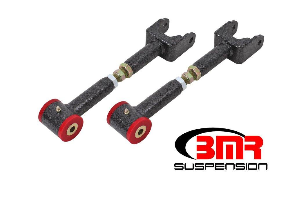 BMR UTCA046H 1964-1972 A-Body Upper Control Arms, DOM, On-car Adjustable, Poly Bushings (Black Hammertone)