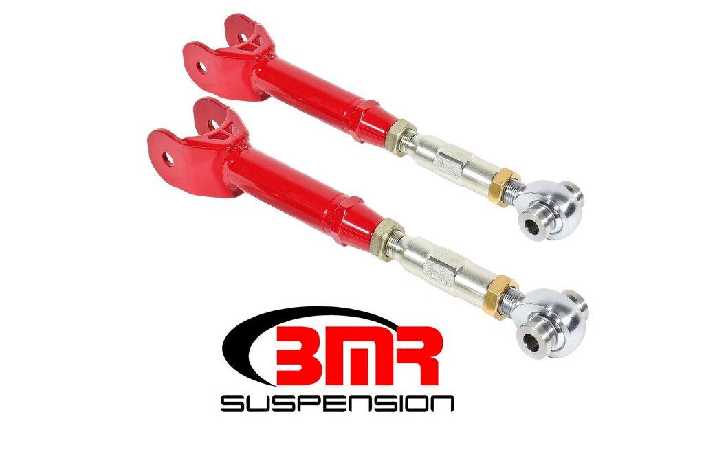 BMR UTCA036R 2016-2020 6th Gen Camaro Upper Control Arms, On-car Adjustable, Rod Ends (Red)