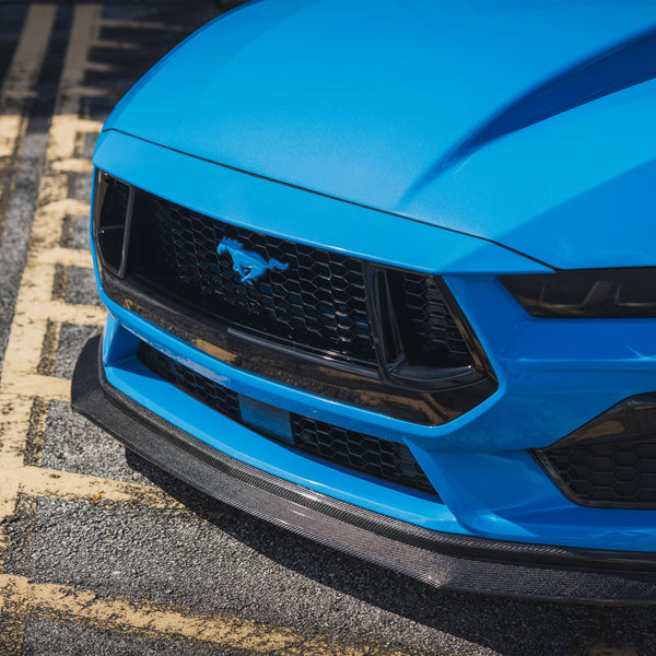 DX Carbon Carbon Fiber Performance V2 Splitter (2024-2026 Mustang GT)