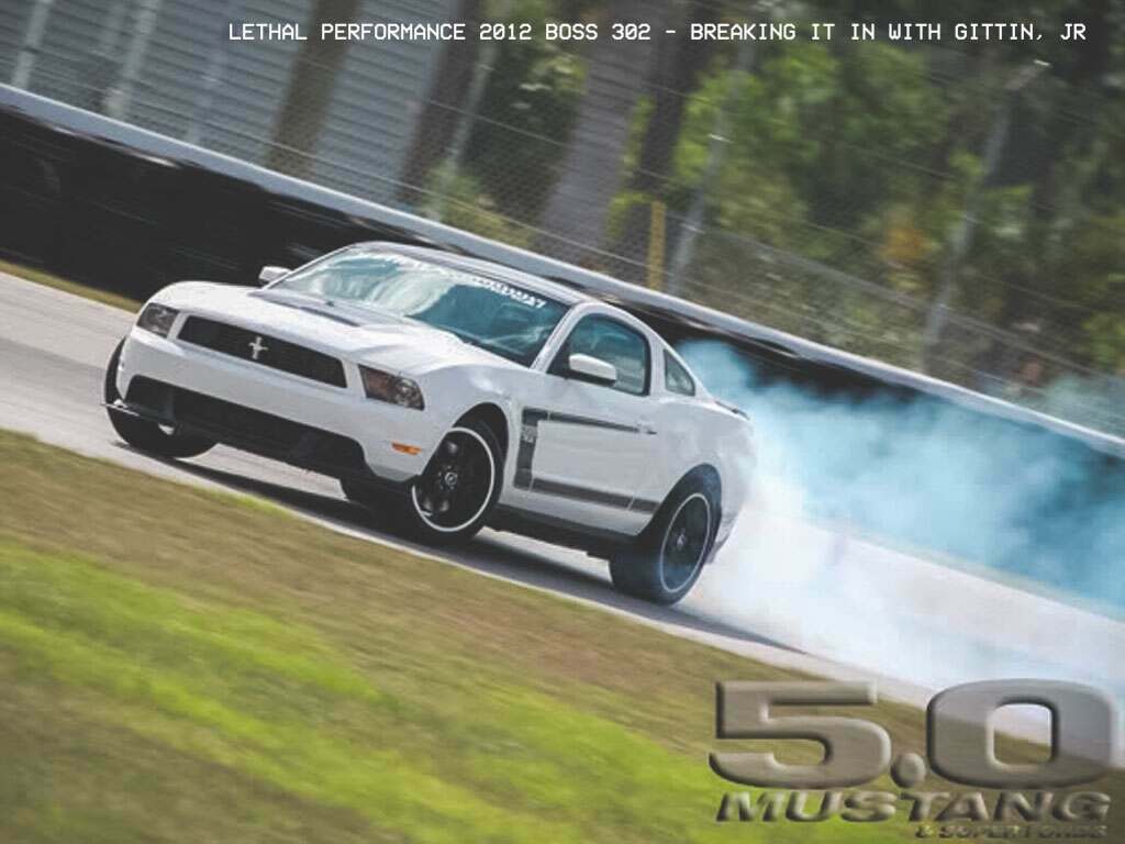 Vaughn Gittin Jr. drifting our 2012 Boss 302