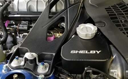 Shelby Performance Parts Brake Reservoir Cover - Black (2015-2022 Ford Mustang) - 29053