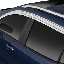 Husky Liners Low Profile Ventvisor Deflector; Smoke With Chrome Trim; Outside Mount; 4 Pc. (2018-2024 Terrain) - 2884059