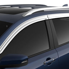 Husky Liners Low Profile Ventvisor Deflector; Smoke With Chrome Trim; Outside Mount; 4 Pc. (2018-2024 Terrain) - 2884059