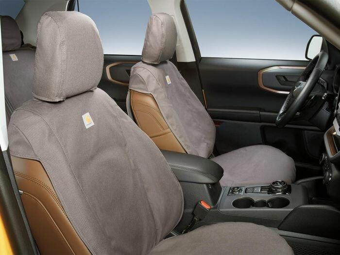 Ford Seat Covers - Carhartt Protective Seat Covers by Covercraft Front Pebble Grey (2021 Bronco Sport) - VM1PZ-15600D20-A